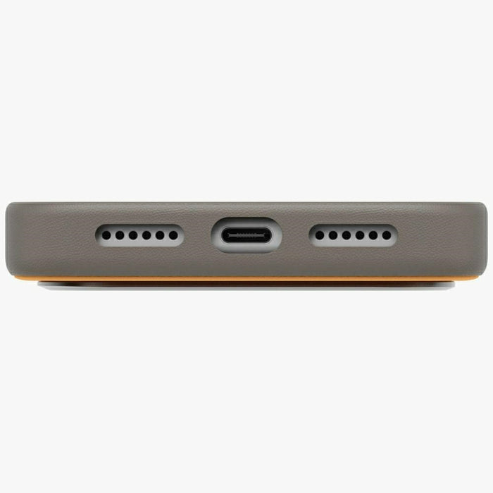 Uniq Lyden DS Magclick калъф за зареждане за iPhone 18 Pro Max / 17 Pro Max - светло оранжев