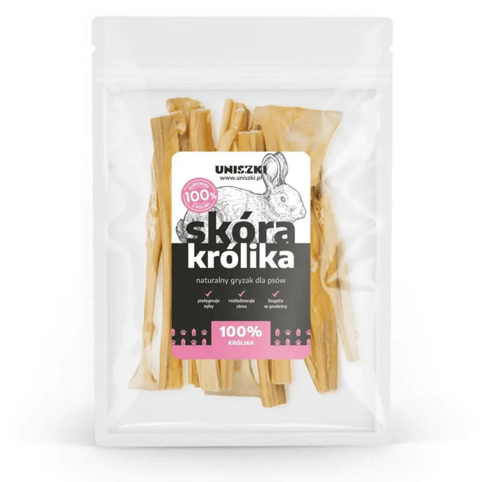 UNISZKI Лакомство за кучета със заешка кожа - 100