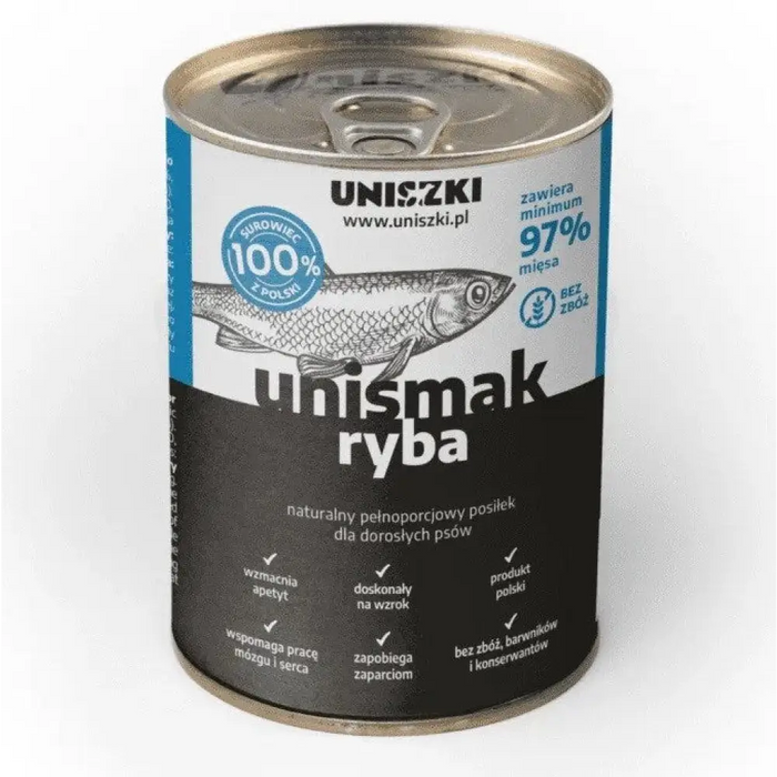 UNISZKI UNIsmak Fish - мокра храна за кучета - 410