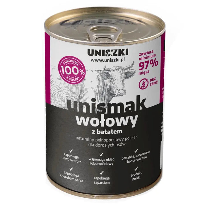 UNISZKI Unismak Телешко със сладък картоф - Мокра храна