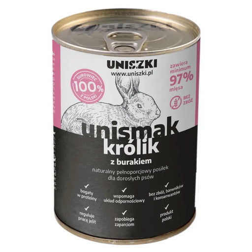 UNISZKI Unismak Заек с червено цвекло - мокра храна