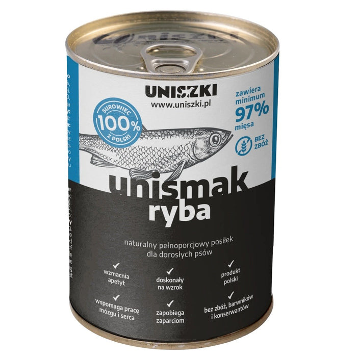 UNISZKI UNIsmak Fish - мокра храна за кучета - 400 г