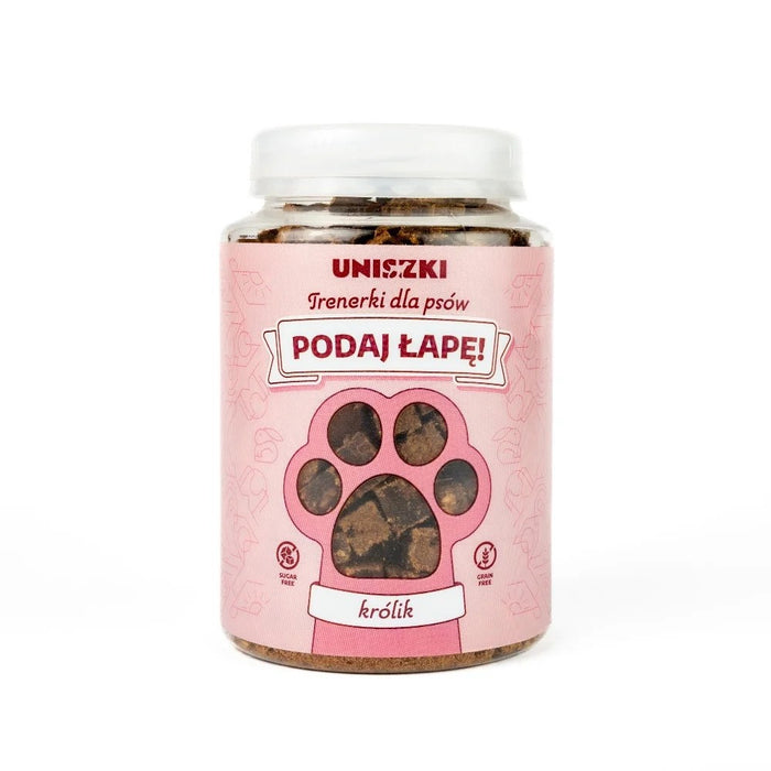 UNISZKI Лакомство за кучета Give Paw Rabbit – 150 г