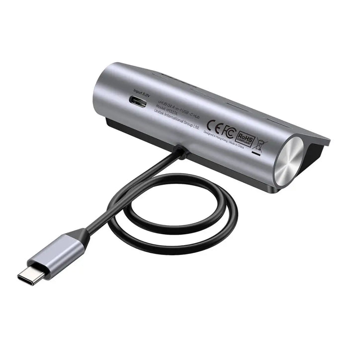 UNITEK АЛУМИНИЕВ USB-C ХЪБ 2X USB-A 2X USB-C 5GBPS