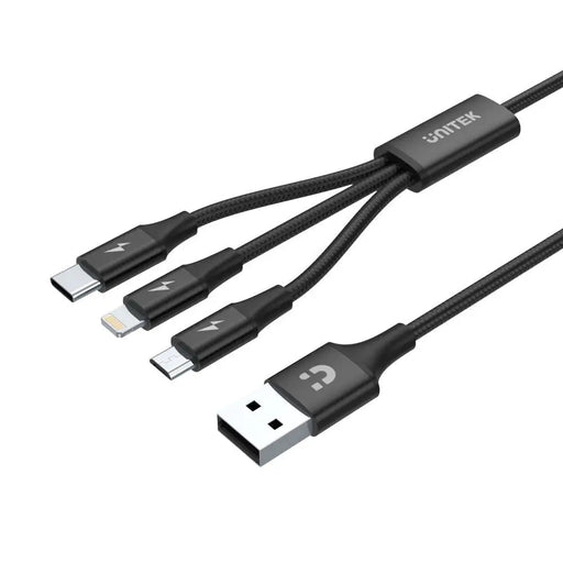 UNITEK C14049BK USB кабел 1.2 m USB 2.0 USB C Micro-USB