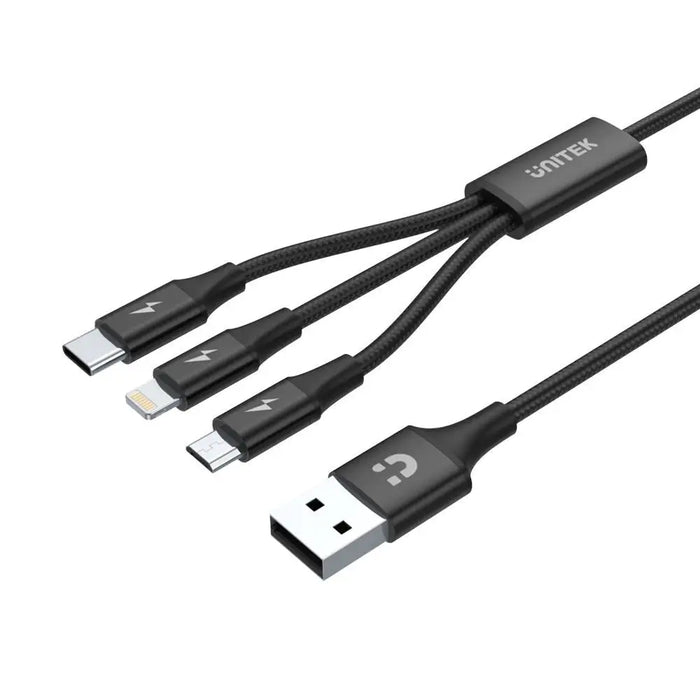 UNITEK C14049BK USB кабел 1.2 m USB 2.0 USB C Micro-USB