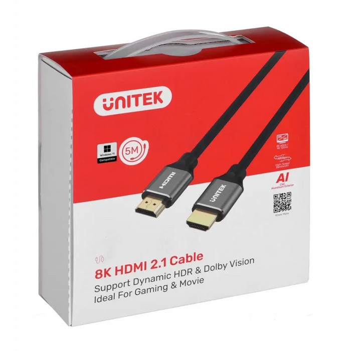 UNITEK C140W HDMI кабел 5 м HDMI Тип A (Стандартен) Черен