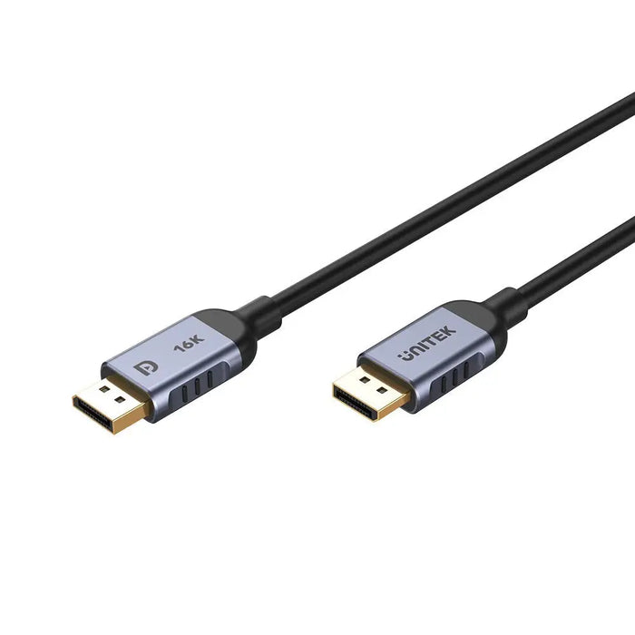 UNITEK C1628GY01-1.5M DisplayPort кабел черен сив