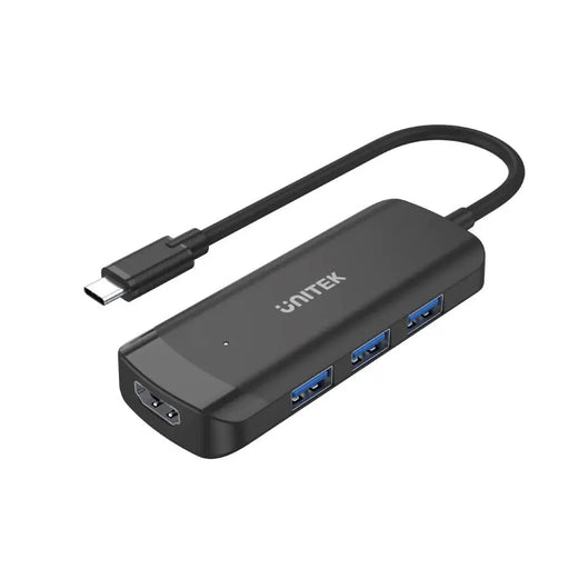 Unitek H1110B активен хъб USB-C 3 X USB-A 3.1 HDMI 4K30HZ