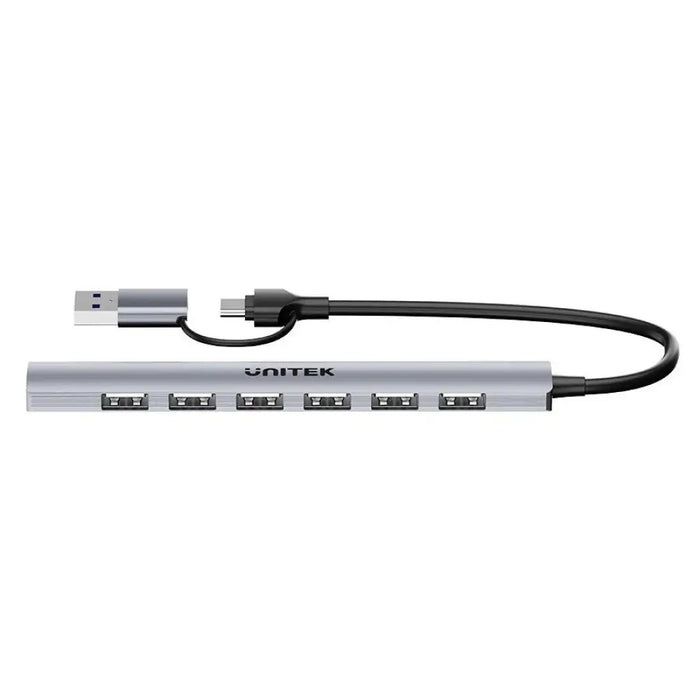 Unitek H1209AGY01 USB-A 5Gbps 7в1 USB хъб