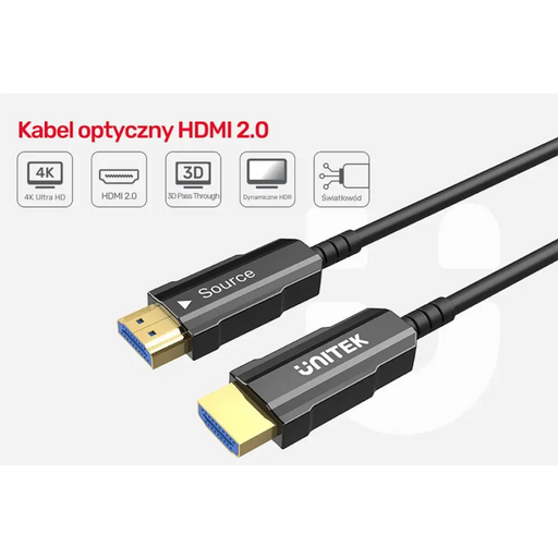 UNITEK HDMI КАБЕЛ 2.0 4K 60HZ AOC-20M