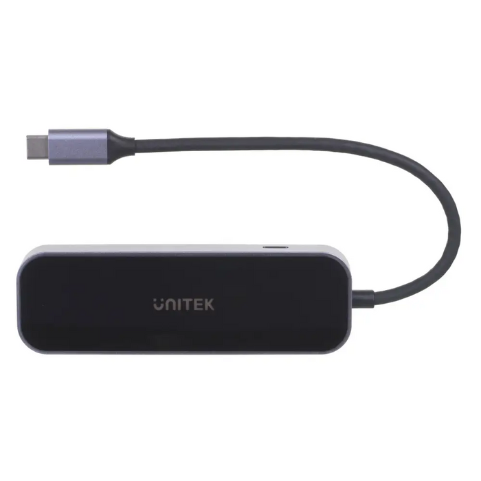 UNITEK ХЪБ USB-C 3.1,RJ-45,3XUSB-A,HDMI,4K,PD100W