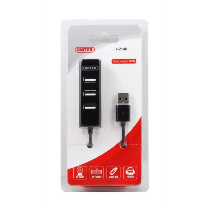 UNITEK HUB 4X USB 2.0 Y-2140
