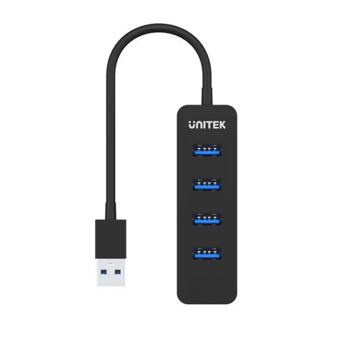 UNITEK ХЪБ USB-A 4X USB-A 3.1 АКТИВЕН 10W H1117A