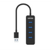 UNITEK ХЪБ USB-A 4X USB-A 3.1 АКТИВЕН 10W H1117A