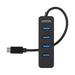 UNITEK HUB USB-C 4XUSB-A 3.1 АКТИВЕН 10 ВАТА H1117B
