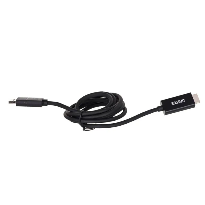 UNITEK КАБЕЛ DisplayPort 1.2 HDMI 4K@60HZ 1,8M V1608A