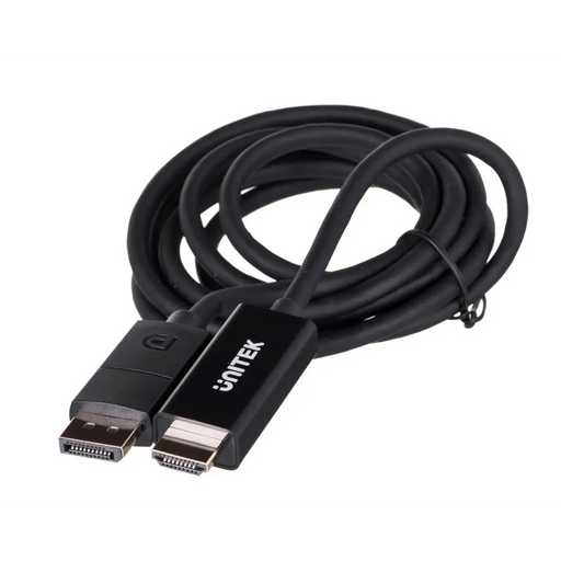 UNITEK КАБЕЛ DisplayPort 1.2 HDMI 4K@60HZ 1,8M V1608A