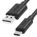 UNITEK KABEL USB USB-A — USB-C 50CM Y-C481BK ЧЕРЕН