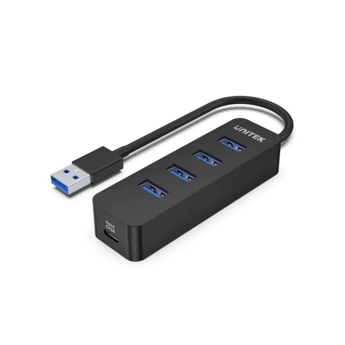 UNITEK ХЪБ USB-A 4X USB-A 3.1 АКТИВЕН 10W H1117A