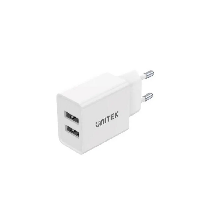 Unitek P1113A-EU - зарядно 2X USB-A,12W бяло