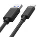 UNITEK USB КАБЕЛ USB-A — USB-C 25CM Y-C480BK