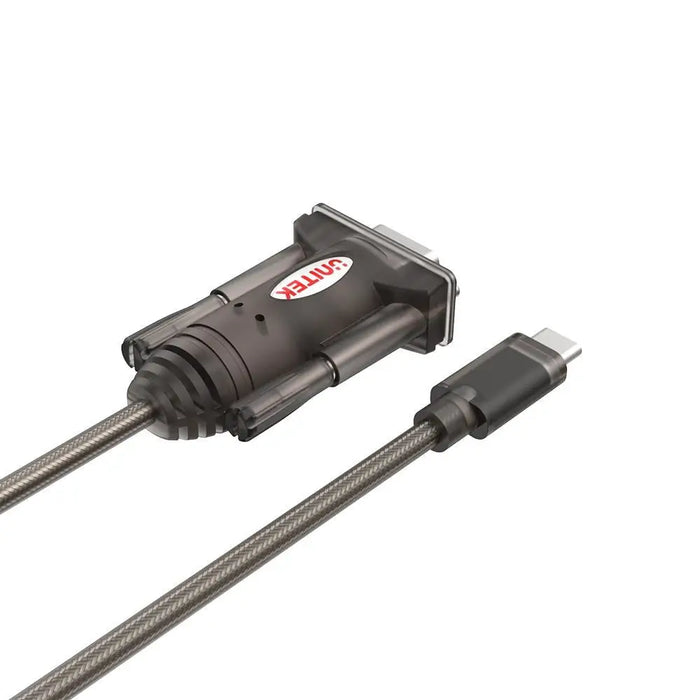 UNITEK Y-1105K сериен кабел Черен 1.5 m DB-9