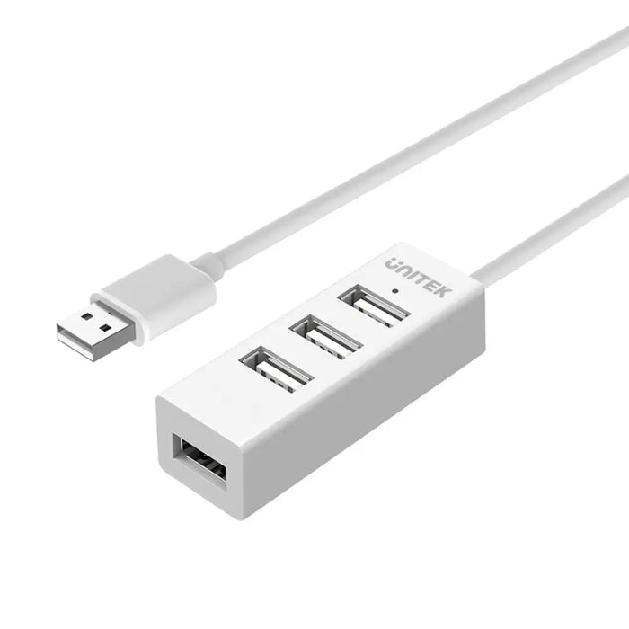 UNITEK Y-2146 интерфейсен хъб USB 2.0 480 Mbit/s Бял