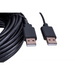 UNITEK Y-278 USB кабел USB 2.0 10 m 2 x USB A USB A Черен