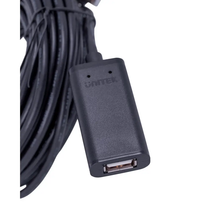 UNITEK Y-278 USB кабел USB 2.0 10 m 2 x USB A USB A Черен