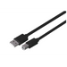 UNITEK Y-C420GBK USB кабел USB 2.0 3 м USB A USB B Черен