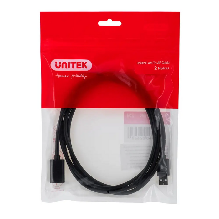 UNITEK Y-C450GBK USB кабел 2 м USB 2.0 USB A Черен