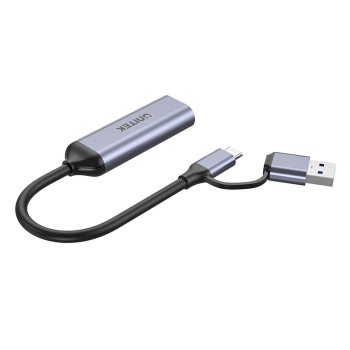 Видео грабер Unitek USB-C/A, 4K HDMI 1.4b