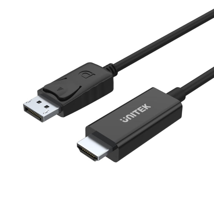 UNITEK Y-5118CA видео кабел адаптер 1.8 м HDMI Тип A (стандартен) DisplayPort Черен