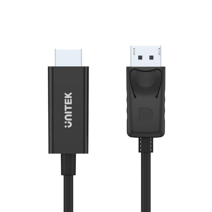 UNITEK Y-5118CA видео кабел адаптер 1.8 м HDMI Тип A (стандартен) DisplayPort Черен