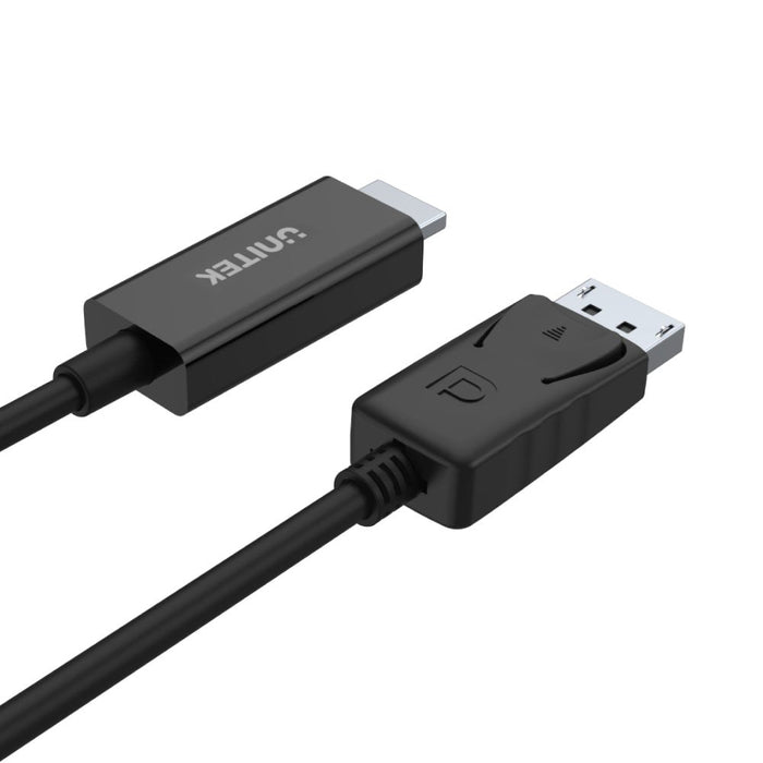 UNITEK Y-5118CA видео кабел адаптер 1.8 м HDMI Тип A (стандартен) DisplayPort Черен