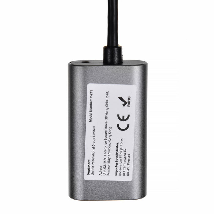 UNITEK Y-271 USB кабел 5 м USB 2.0 USB A Сив