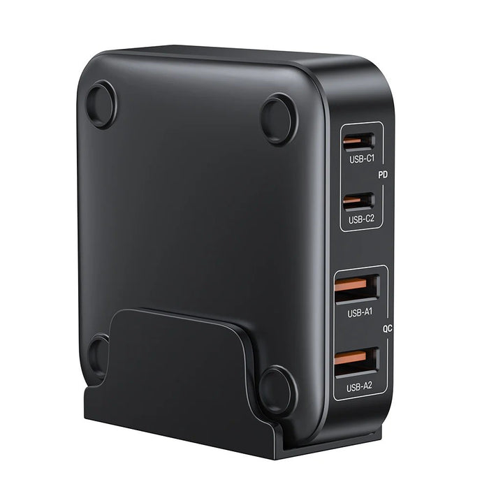 Мрежово зарядно устройство GaN - Unitek P1228ABK01-EU | 70W 2x USB-C 2x USB-A