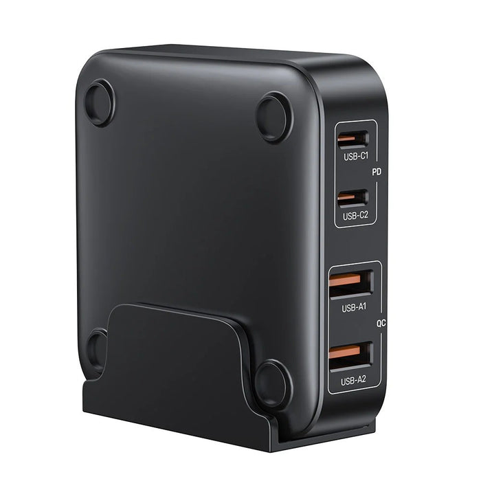 Мрежово зарядно за GaN - Unitek P1229ABK01-EU | 100W 2x USB-C 2x USB-A