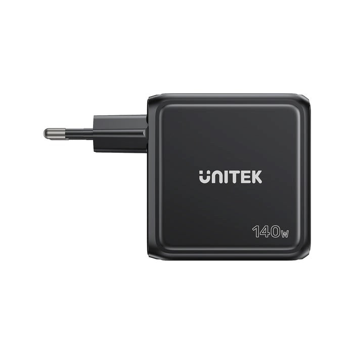 Зарядно устройство UNITEK GAN с дисплей, 140W, 3xUSB-C