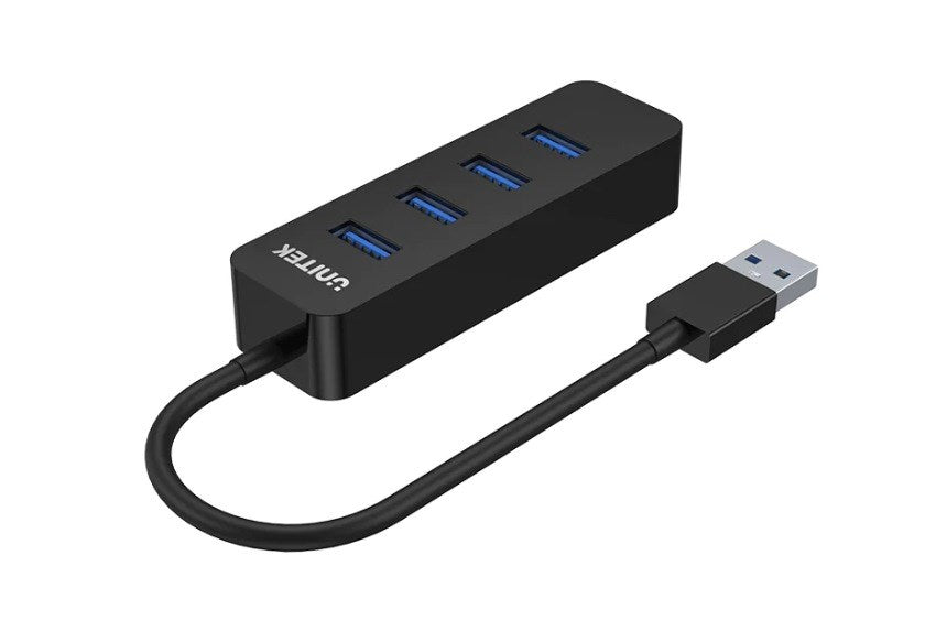 UNITEK ХЪБ USB-A 4X USB-A 3.1, АКТИВЕН, 10W, H1117A