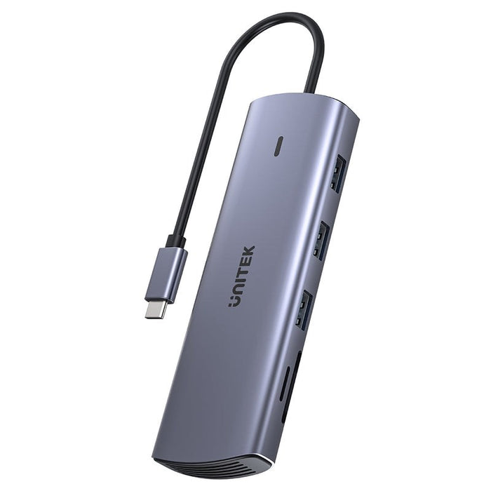 UNITEK 9-в-1 USB-C хъб, HDMI, VGA, SD, RJ45, PD 100W