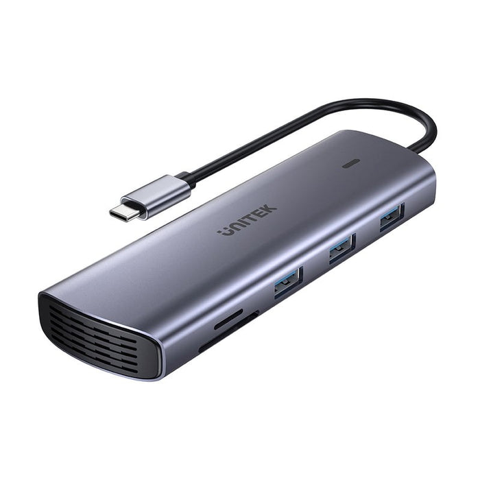 UNITEK 9-в-1 USB-C хъб, HDMI, VGA, SD, RJ45, PD 100W