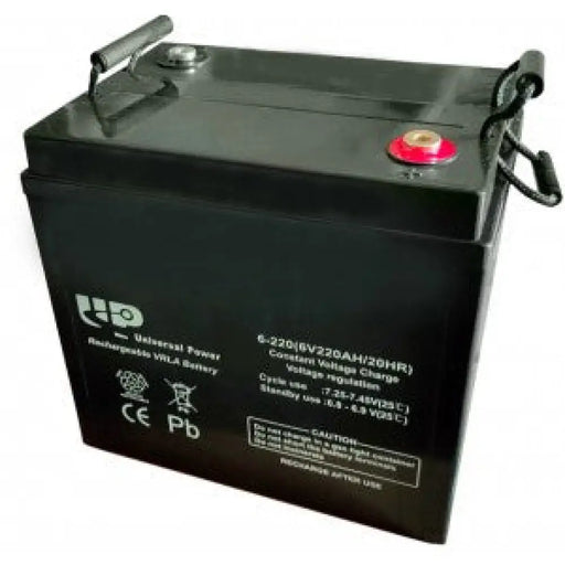 UNIVERSAL POWER 220-6D DEEP CYCLE VRLA 6V 220AH