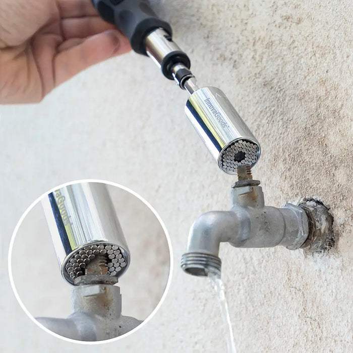 Универсален Гаечен Ключ с Аксесоари Uniscrew InnovaGoods