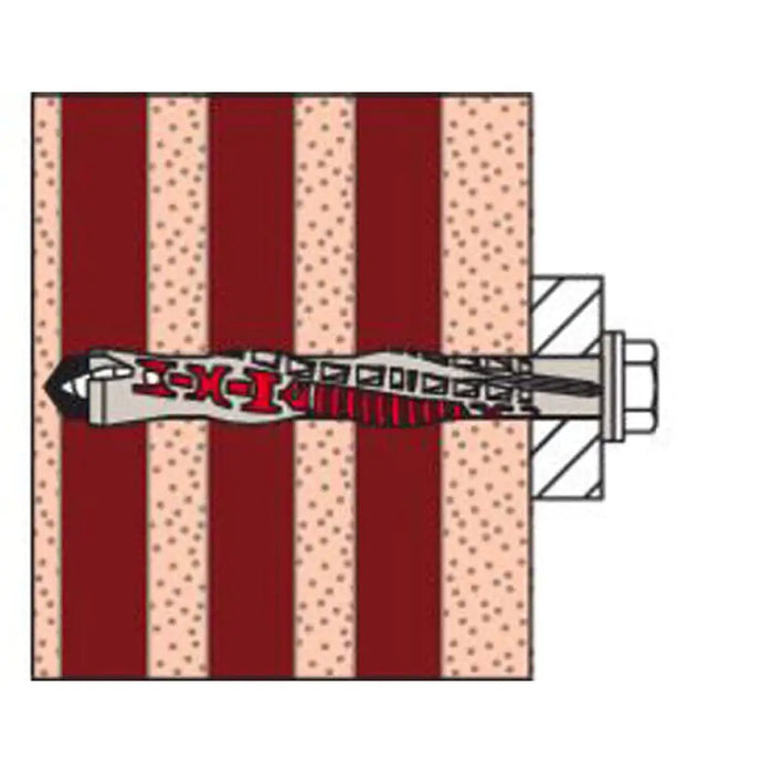 УНИВЕРСАЛЕН ДЮБЕЛ С ВИНТ 10X80 FUS K 4 БР. FISCHER DUOXPAND