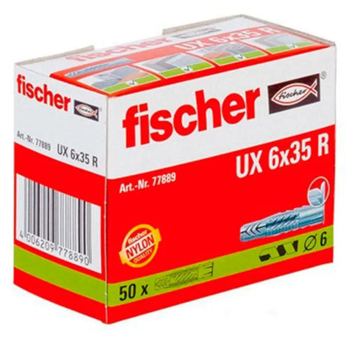 УНИВЕРСАЛЕН ДЮБЕЛ Ф6Х35ММ 50 БР. FISCHER UX