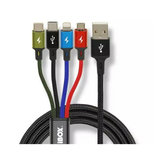 Универсален кабел за зареждане 4 в 1 I-BOX USB IKUM4W1