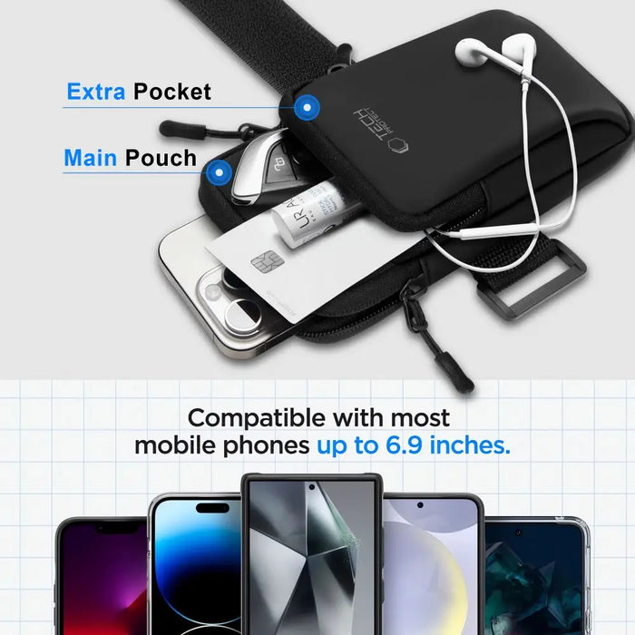 Универсален спортен калъф с лента за ръка Tech-Protect M7