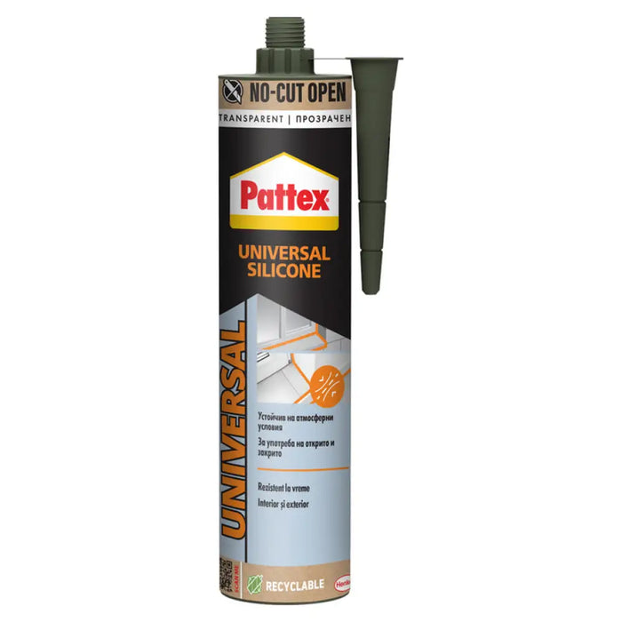 УНИВЕРСАЛЕН СИЛИКОН PATTEX ПРОЗРАЧЕН